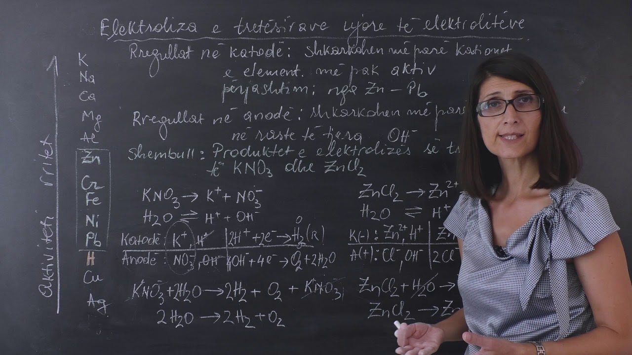 77K   Elektroliza e tretesires ujore te elektroneve
