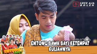 Bawa Bayi Ketempat Kuliahnya Entong Dituduh Temen Kdanusnya Udah Nikah  Entong Lagi