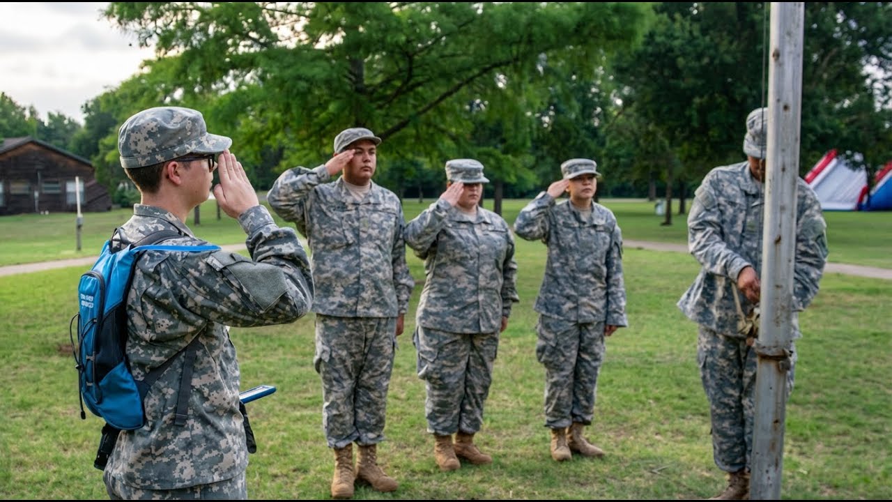 Teenagers Experience Military Camp for the First Time