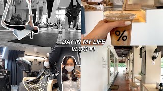 [Vlog #1] Day in my life✨ (Singapore) | First Aerial class, Get a haircut, Chill at cafe and more!