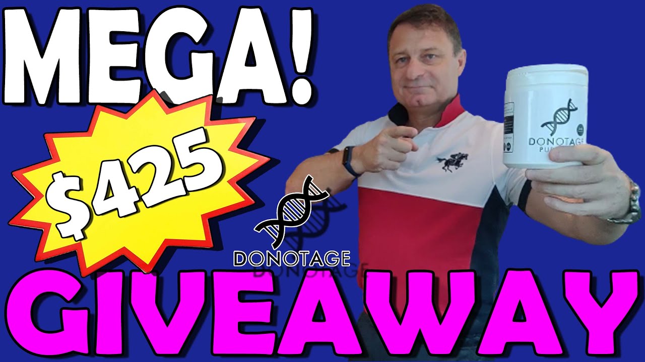 MEGA $425 Longevity Giveaway by DoNotAge - YouTube