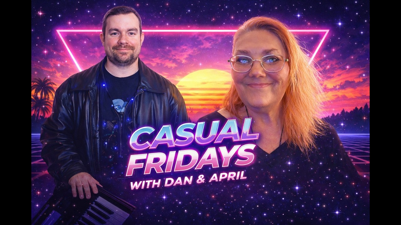 Casual Friday's with Miami Dan & April O'Neil | Synthwave Livestream, RetroSynth #synthwave