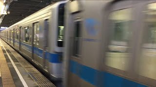 小田急1000形+3000形”快速急行新宿行”秦野駅到着