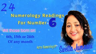 Numerology for No.6 (With Subtitles), मूलांक 6, जन्मांक 6, Birth Date 6, Mulank 6