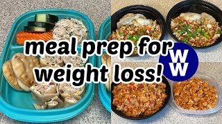 Meal Prep for WEIGHT LOSS | Turkey Pinwheels, Fried Rice, Mexican Cauliflower Rice | Weight Watchers