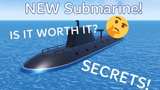 [SUBMARINE REVIEW] Roblox Navy simulator submarine update!
