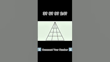 How Many Triangles Can You See? 🔺 99% Get It Wrong! #shorts