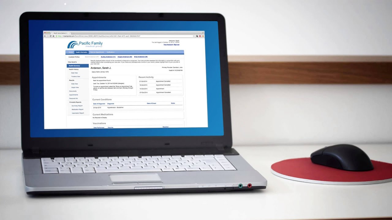 TELUS EMR Patient Portal Demo Video
