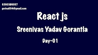React Day 1
