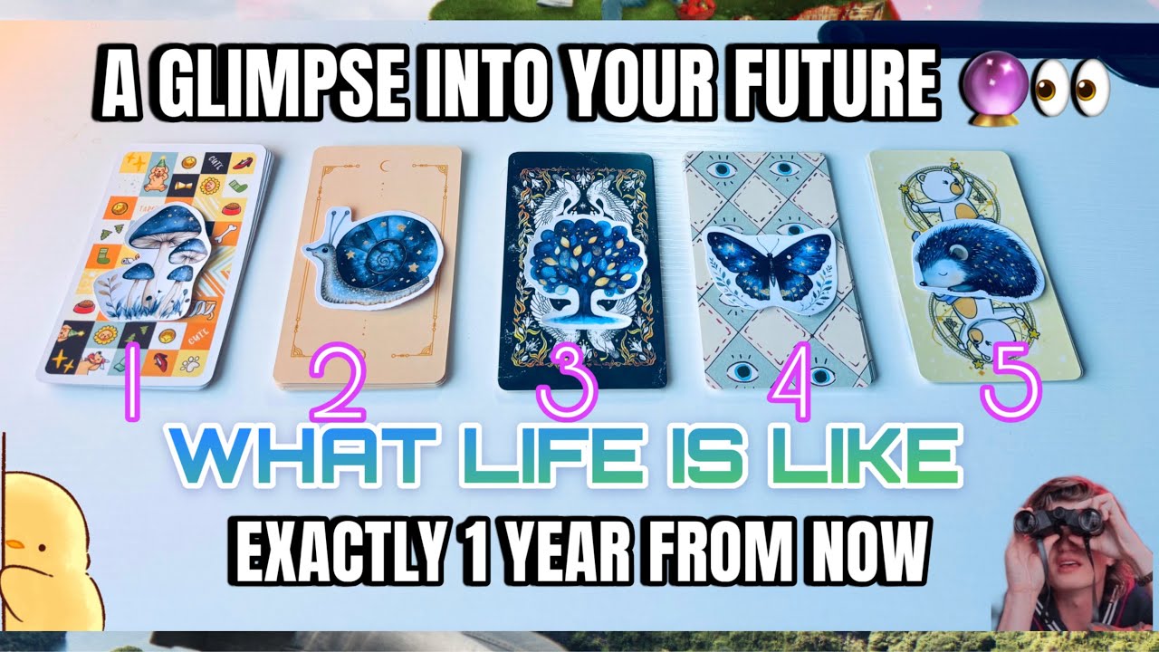 🔮 A Glimpse Into Your Future ✨Who You Are & What Life Is Like EXACTLY 1 Year From Now 🌙