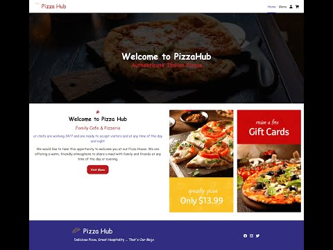 React.js E-Commerce project - Pizza hub (Next.js) - TailwindCss