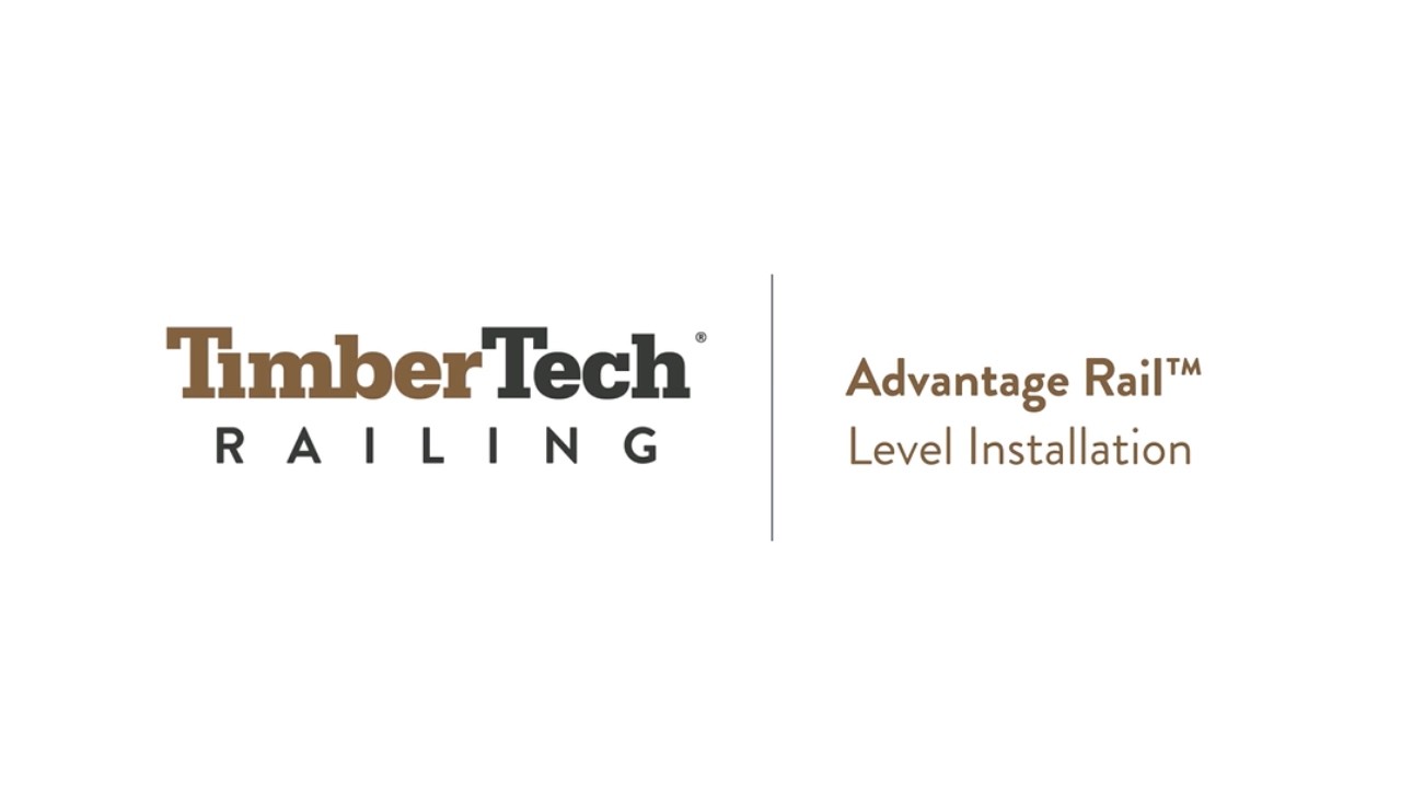 TimberTech® Railing – Composite Advantage Rail™ | Level Installation ...