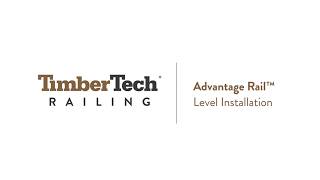TimberTech Railing – Composite Advantage Rail | Level Installation