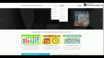 Timetable Management System | PHP and MySQL Project Source Code | PHP MySQL CRUD Project