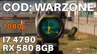 Call of Duty: Warzone | Benchmark | Low Settings | I7 4790 & RX 580 8GB (1080p)