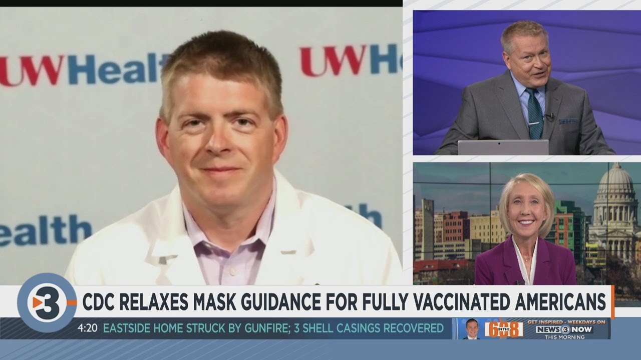 CDC relaxes mask guidance for fully vaccinated Americans - YouTube