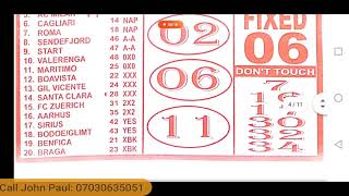 Week 02 Draw Vision Late News, Week 03, 2020 Pool Forecast PAPERS