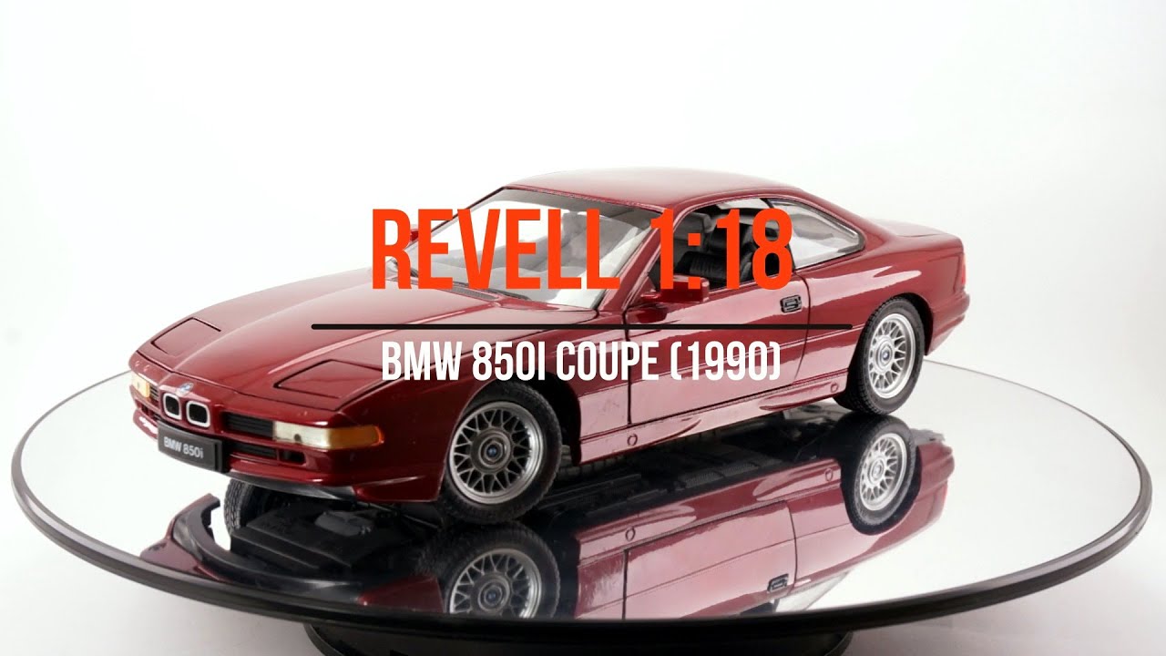 Revell 1:18 BMW 850i Coupe (1990) Burgundy Red - YouTube