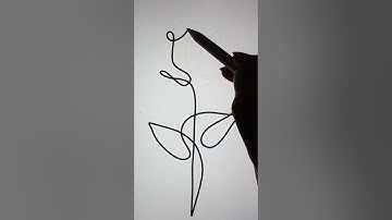 How to draw rose flower | procreate drawing tutorial for beginners| line art drawing #procreate #art