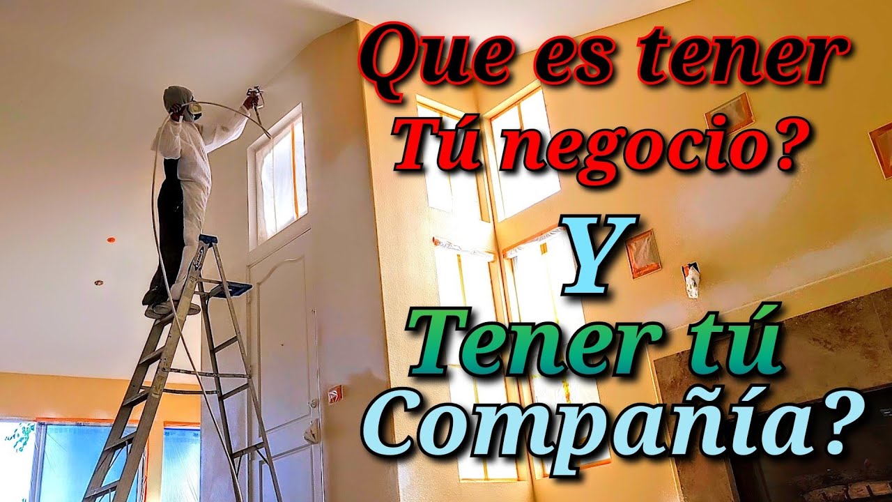 Porque Es Mejor Tener Tu Compañia! y no tu negocio. - YouTube