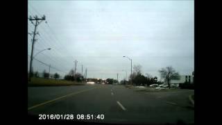 Typical driving behaviour in Brampton