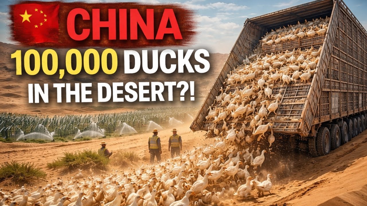 China Replaced Tons Of Pesticides With 100,000 Hungry Ducks — The Efficiency Stats Are Terrifying