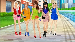 Addictive Fashionista app College girls team makeover screenshot 5