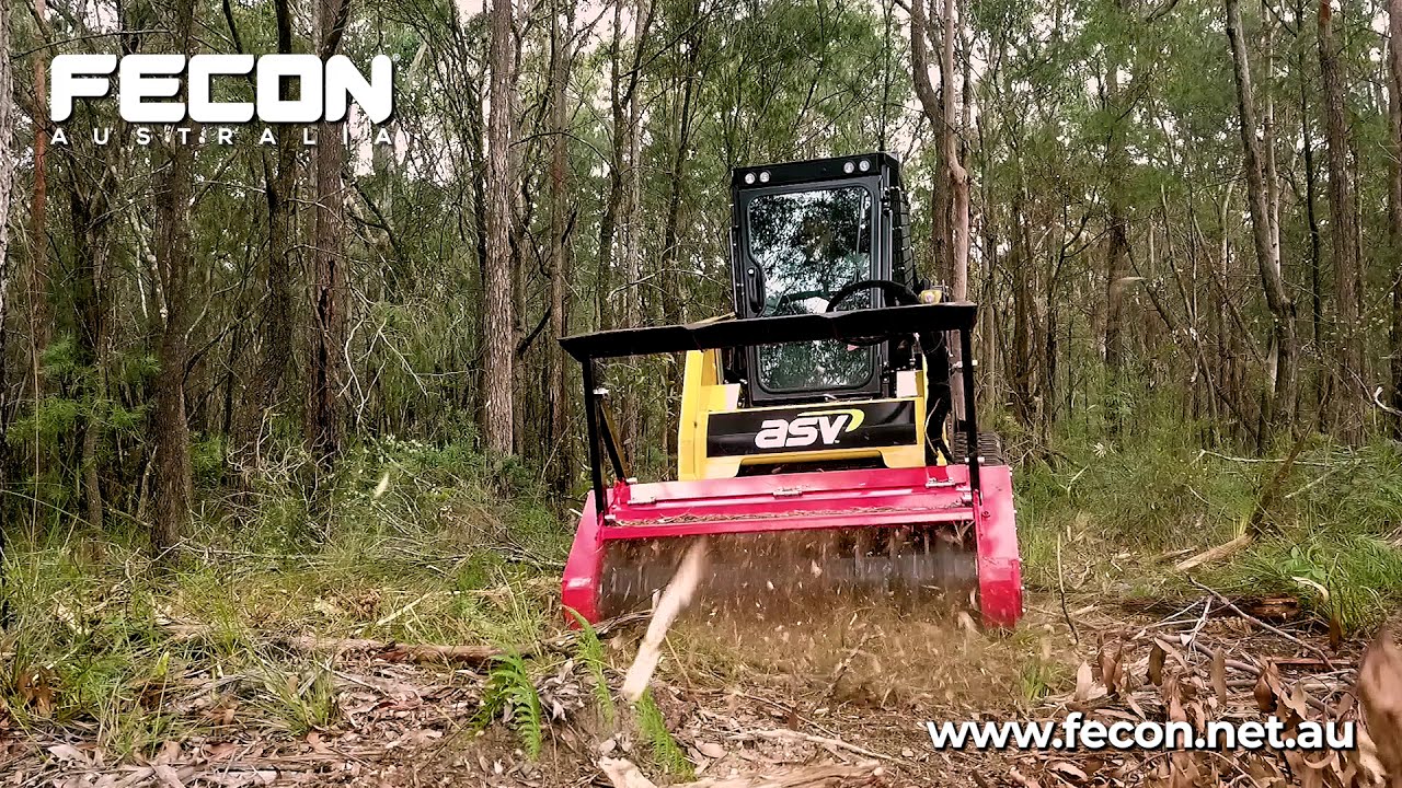 Fecon Skid Steer Mulchers: RK5015 Std Flow, Blackhawk, BH74 & BH85