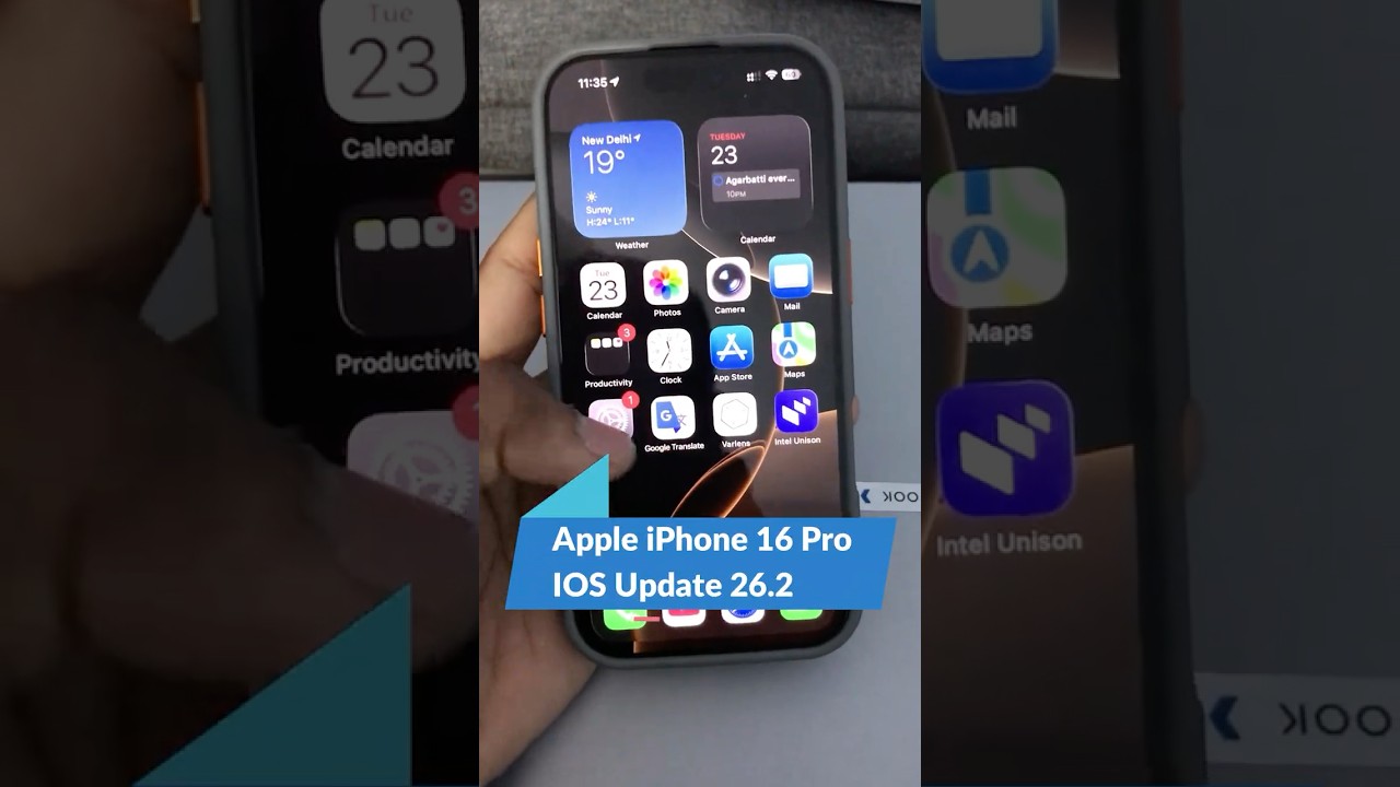 Apple iPhone 16 Pro IOS 26.2 Update 