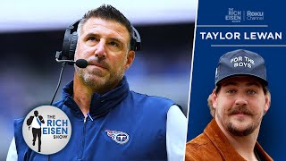 “That Is NUTS!” - Taylor Lewan Learns Live On-the-Air of Titans Firing Mike Vrabel | Rich Eisen Show image