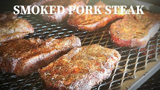 Pork Steak Recipes  Smoked Pork Steak How To