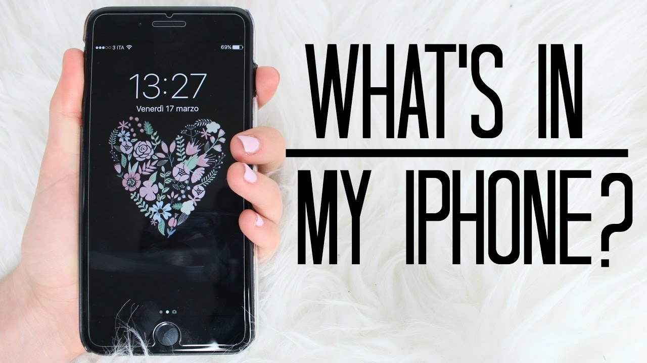 WHAT'S IN MY IPHONE 7 PLUS??? | Adriana Spink