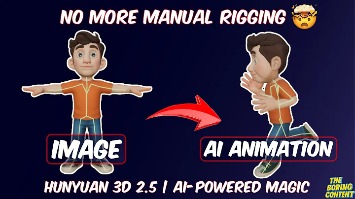 How I Made a Pixar Character Move in Minutes! - Hunyuan 3D 2.5