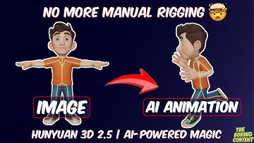How I Made a Pixar Character Move in Minutes! - Hunyuan 3D 2.5