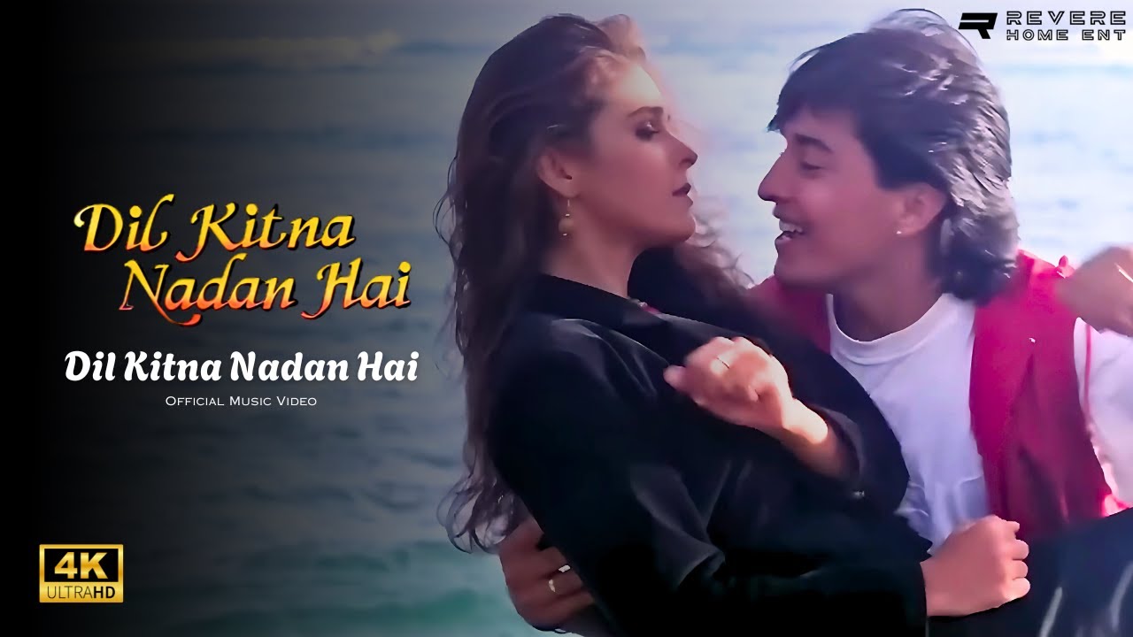 Dil Kitna Nadan Hai | Kumar Sanu | Anu Malik | 4K Official Video | 90's Hindi Romantic Song