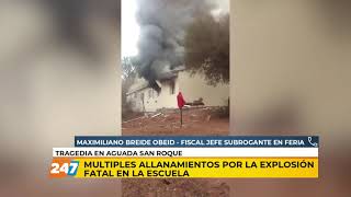 NC | MÚLTIPLES ALLANAMIENTOS POR LA EXPLOSIÓN FATAL EN LA ESCUELA | BREIDE OBEID | 16/07/21