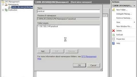 DFS namespace server