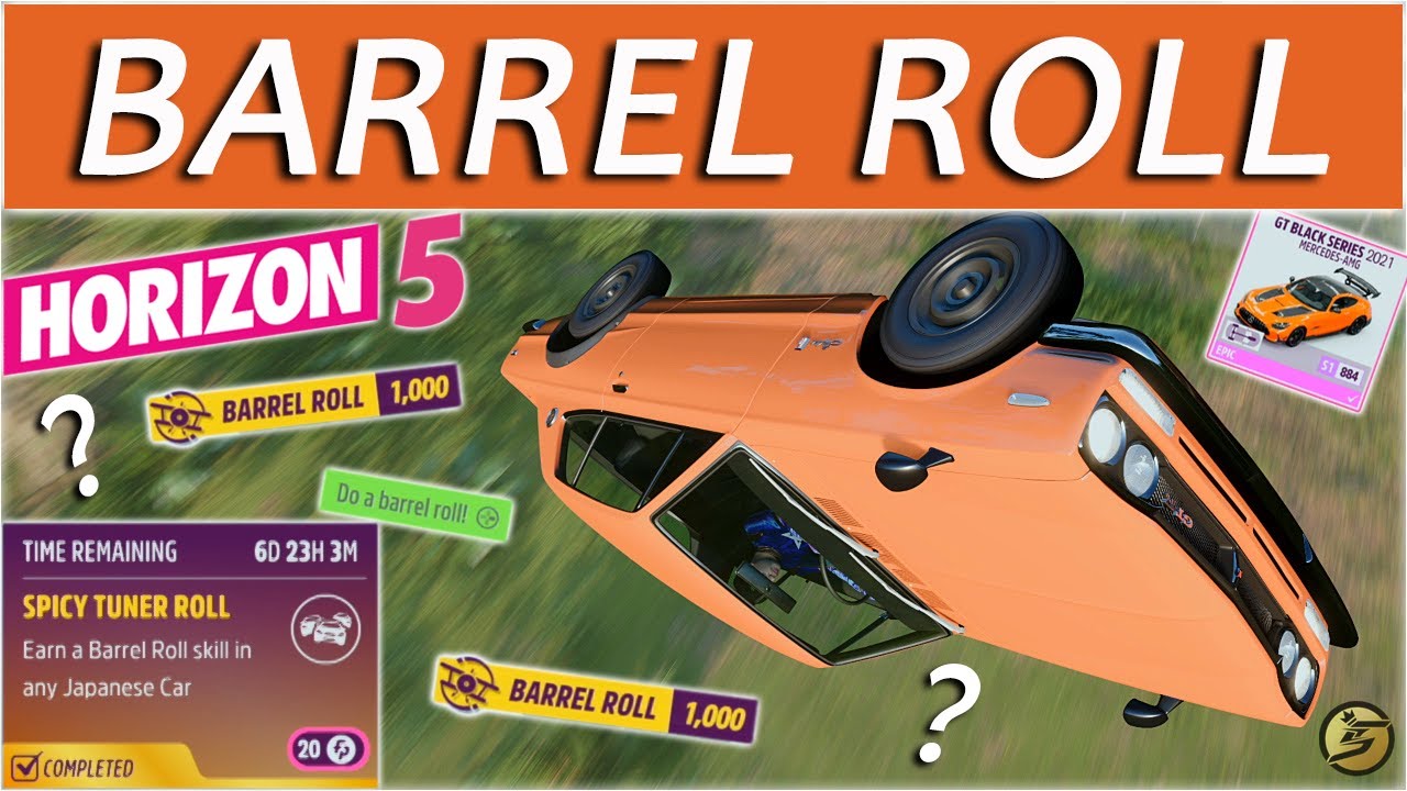 Barrel Roll Skill Easy Guide in Forza Horizon 5