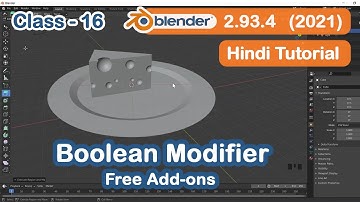 Blender New Version Tutorial in Hindi for Beginners || CLASS -16 || (Boolean Modifier - Bool Tool)