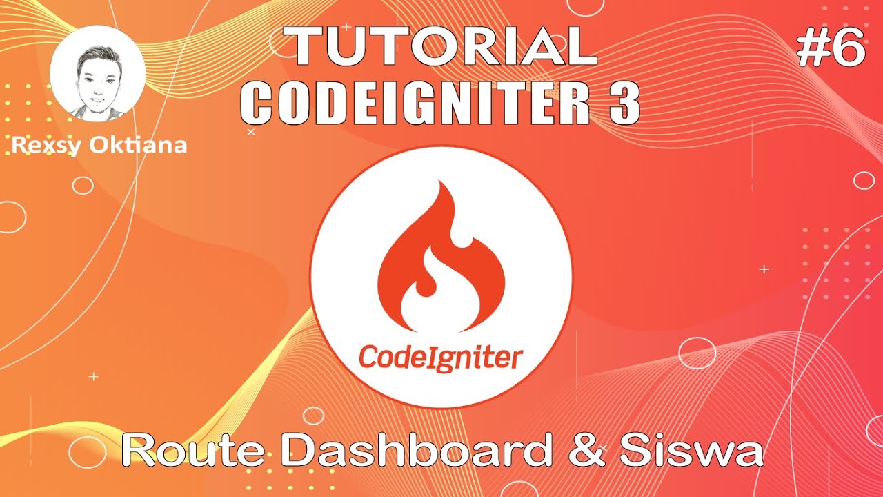 #6 CodeIgniter 3 - Route Dashboard & Siswa - YouTube