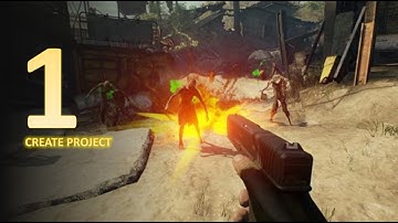FPS ZOMBIES Lesson 1- Create Project - UE5