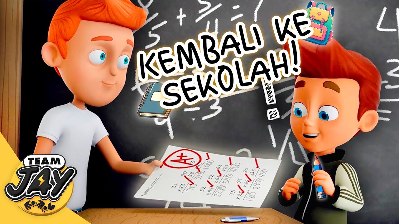 🎒📚 KEMBALI KE SEKOLAH bersama Team Jay! ✨ Tantangan Baru, Lagu Seru & Perjalanan Waktu! 🎶