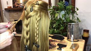 Hair Brushing & Hair Play #2 ASMR (Soft-Spoken)) screenshot 3
