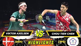 Badminton Viktor Axelsen vs Chou Tien Chen Men's Singles