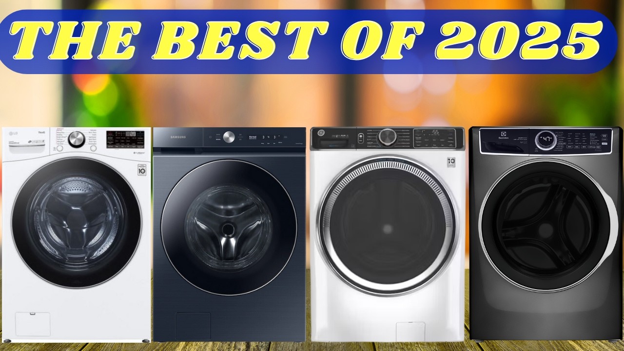 Top 5 Best Front Load Washers 2025 - YouTube