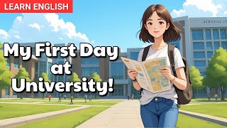My First Time at University – Learn English with an Easy Story (A1 - A2)