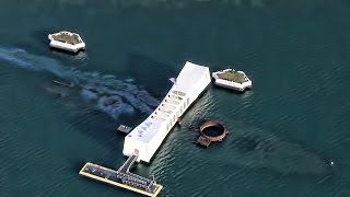 Aerial View Of Pearl Harbor & Arizona Memorial • RIMPAC 2016