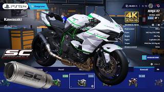 RIDE 6 | Customize Brutal Kawasaki H2 SC Project Gameplay [4K PS5 Pro]