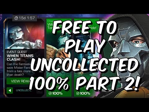Free To Play Uncollected When Titans Clash 100% Part 2! - DOOM!!! - Marvel Contest of Champions - Free To Play Uncollected When Titans Clash 100% Part 2! - DOOM!!! - Marvel Contest of Champions