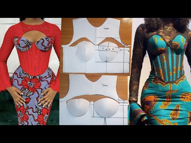 how to cut corset dress How to cut Corset in 2 easy ways | Corset with Yoke pattern drafting